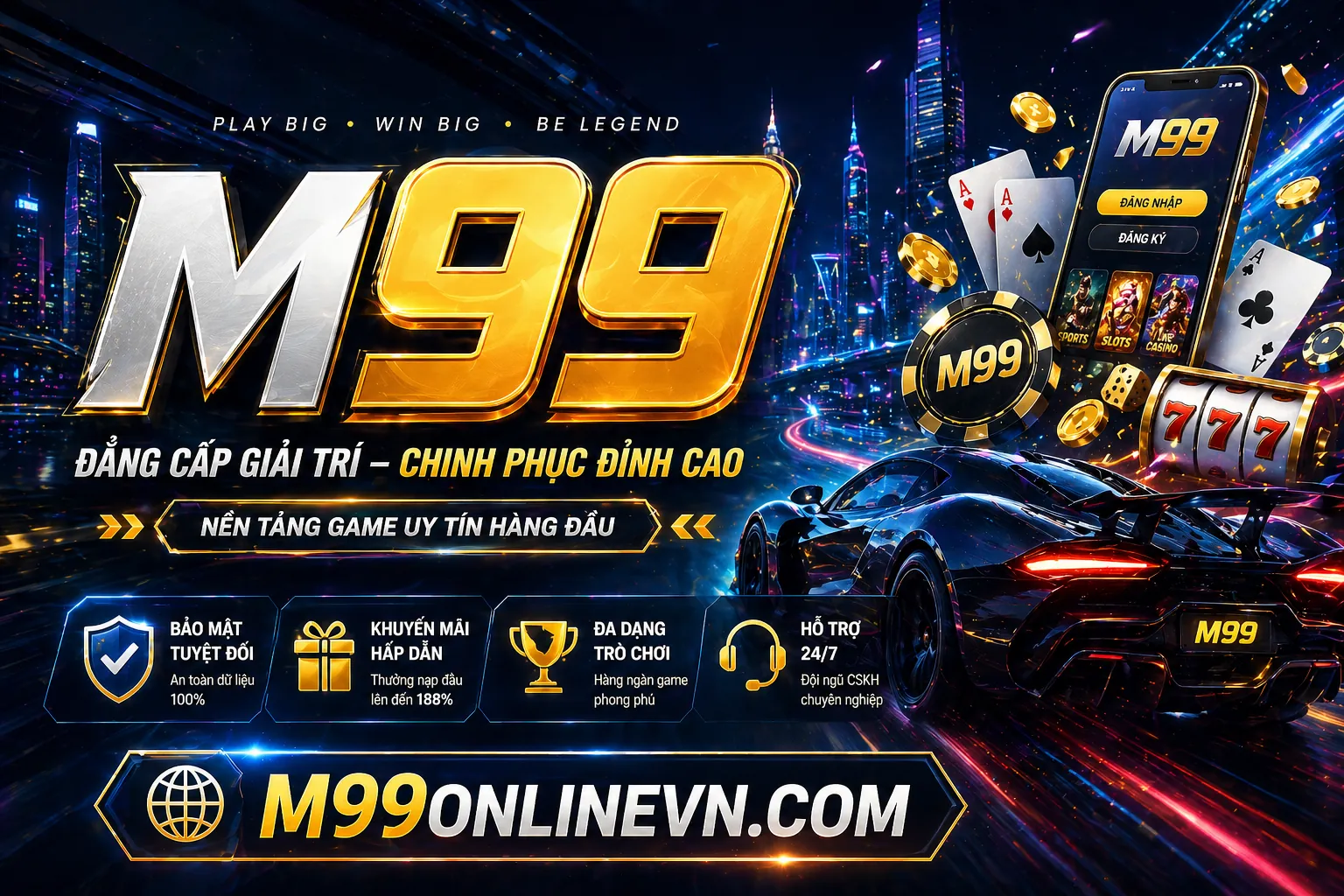 Giao diện đăng nhập an toàn 79king1 Casino với màu xanh vàng chủ đạo